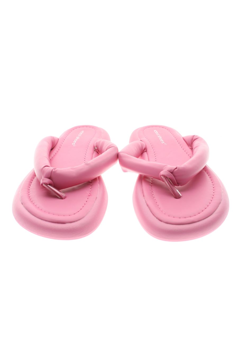 Sandalias planas de Ideal Shoes de la talla 38, de color rosa de