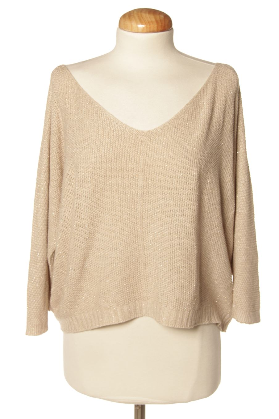 Pull Made in italy de la taille S, de couleur beige