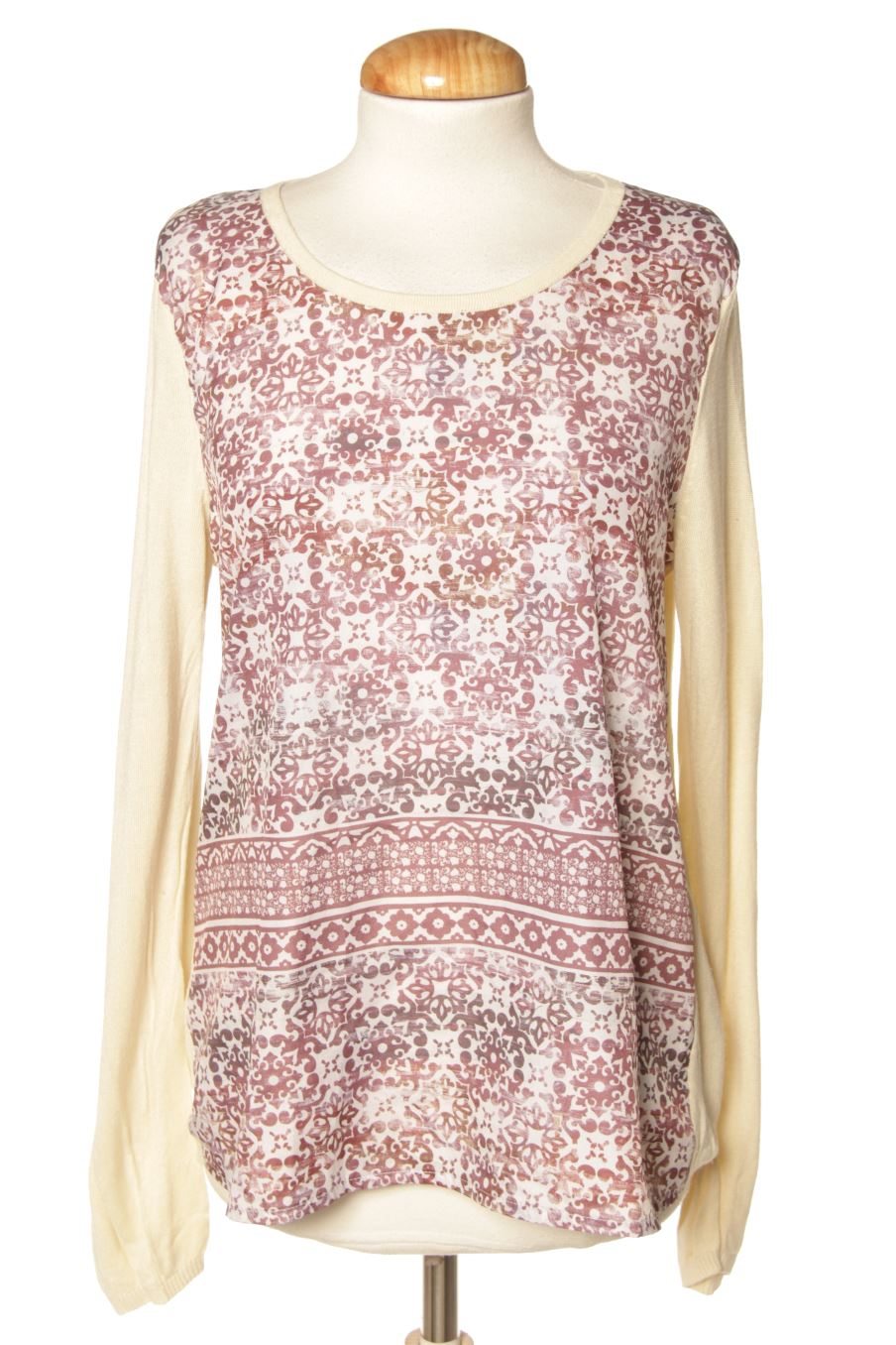 Blusa de manga larga de Surkana de la talla M, de color estampado