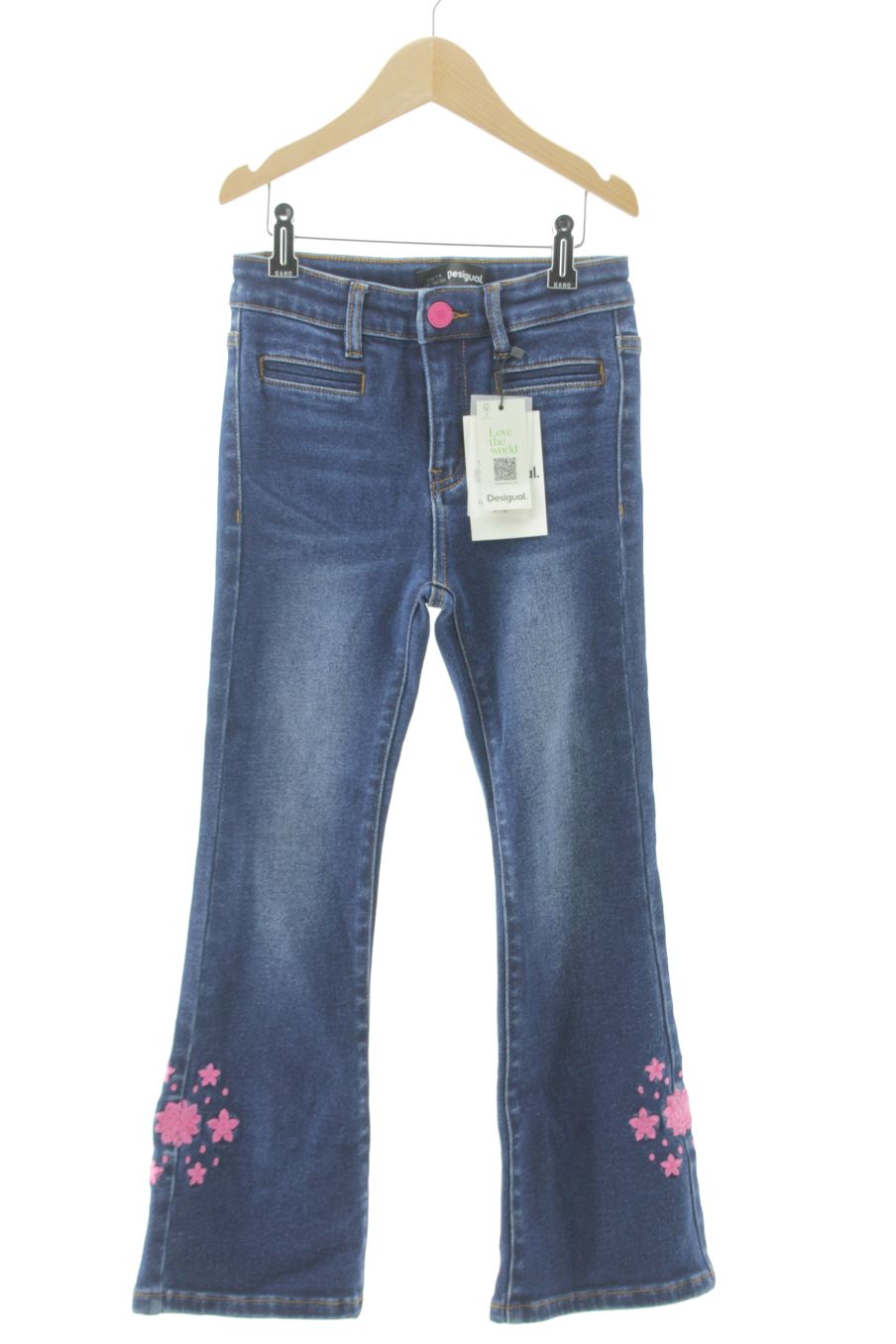 Jeans Desigual de la taille 7 ans de denim avec une étiquette