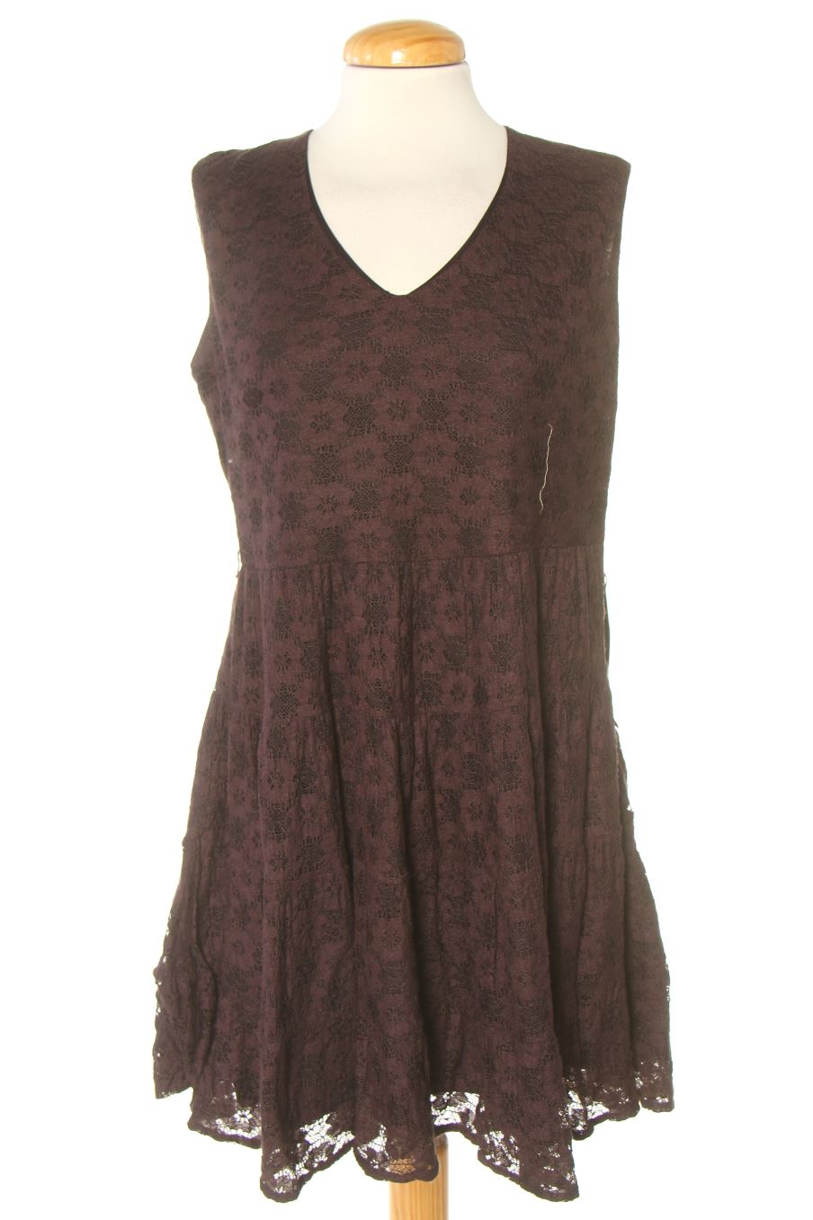 Vestito casual de Zara de la talla L, de color nero