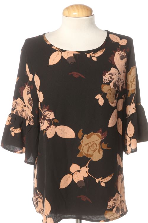 Blusa a maniche lunghe
