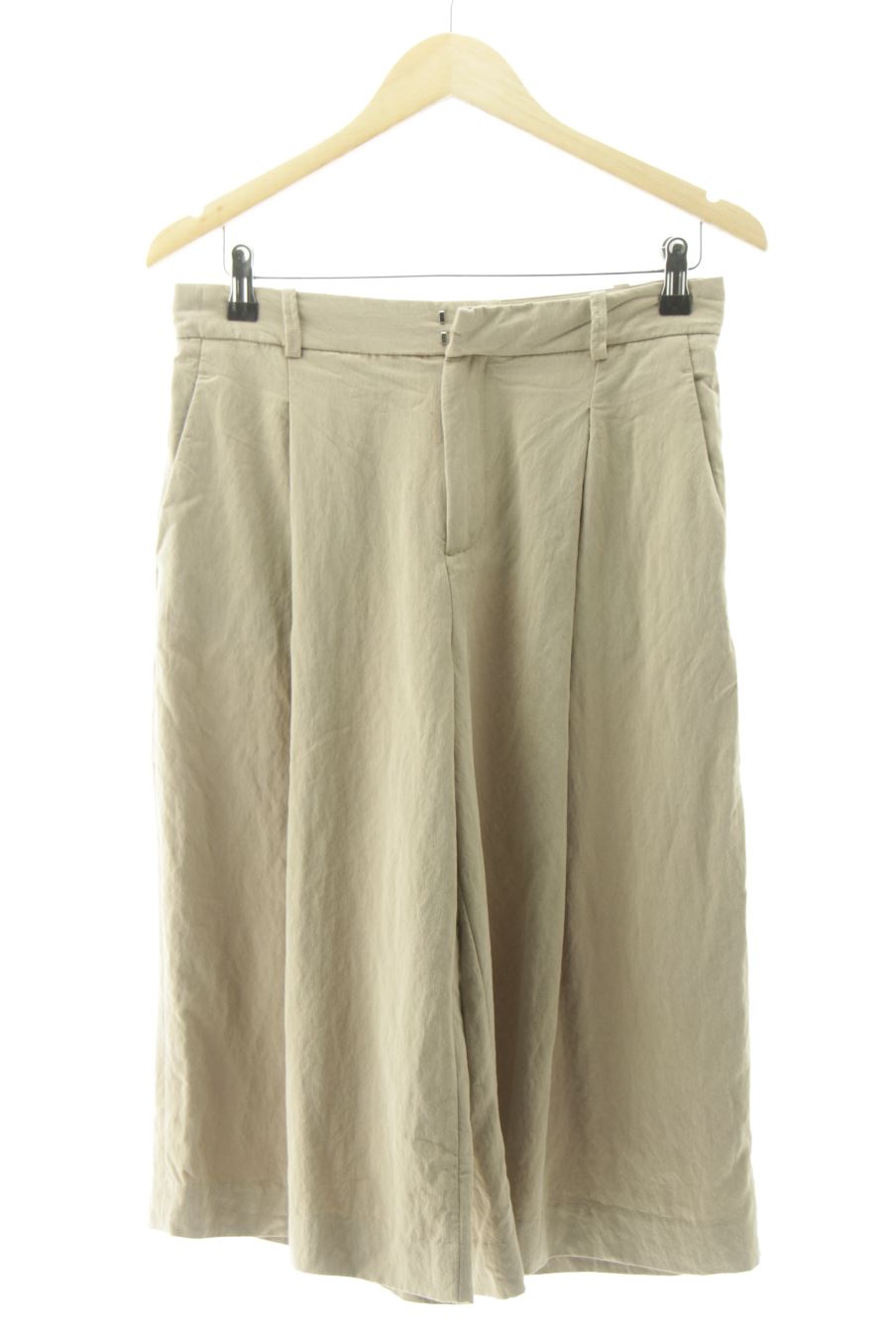 Pantaloni de Mango de la talla 38, de color beige