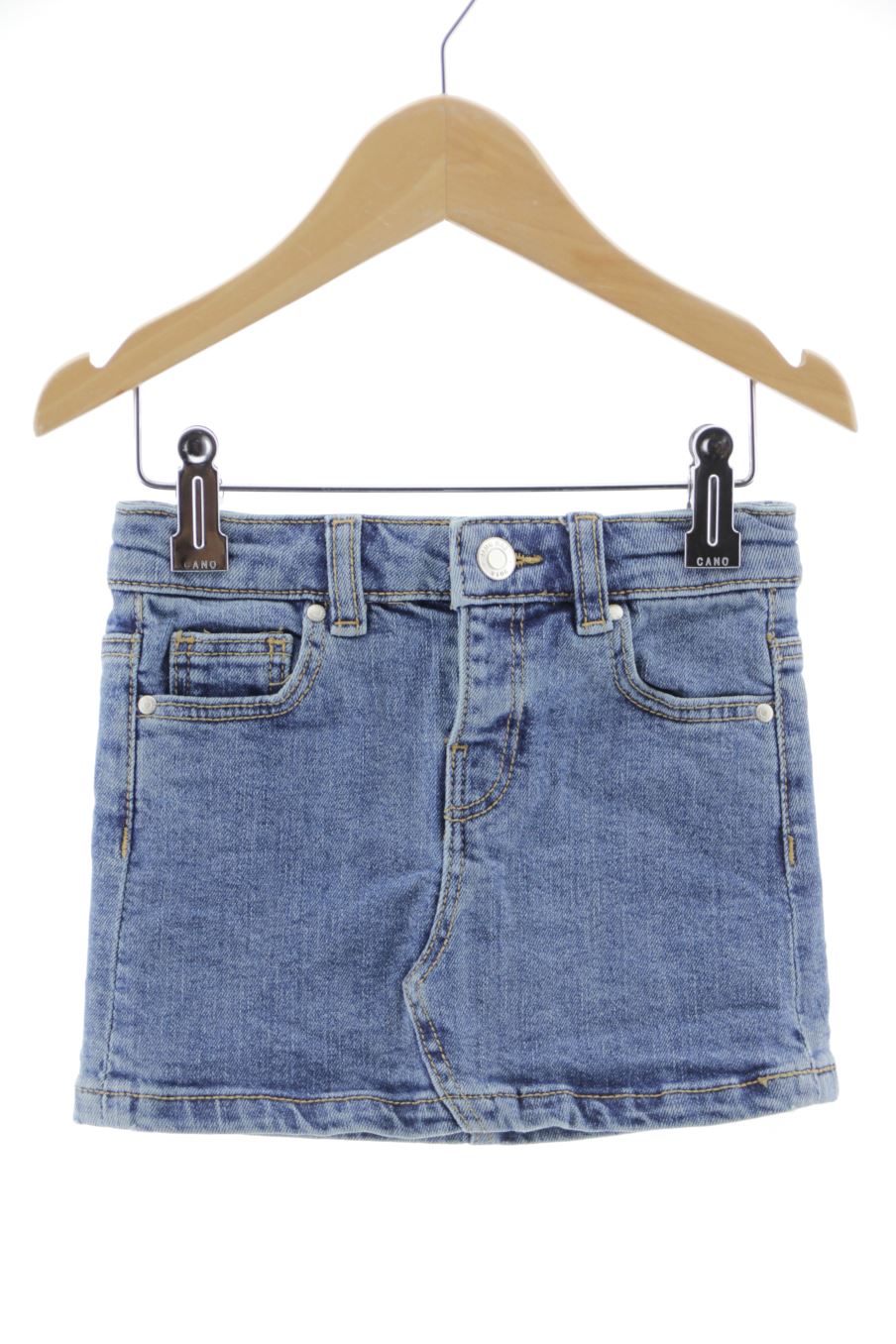 Jupe Mango de la taille 18 mois de denim de seconde main