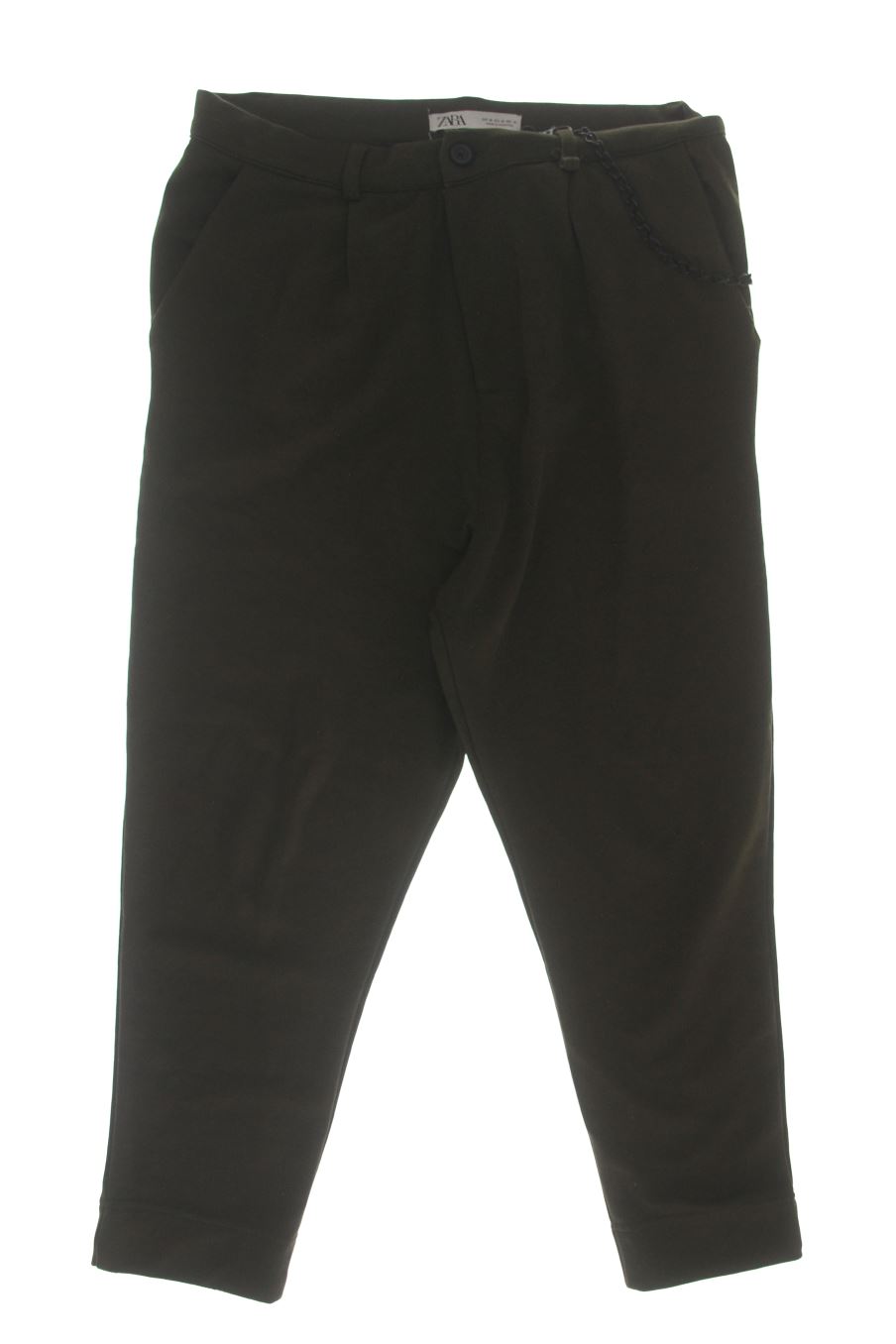 Pantaloni de Zara de la talla M, de color verde