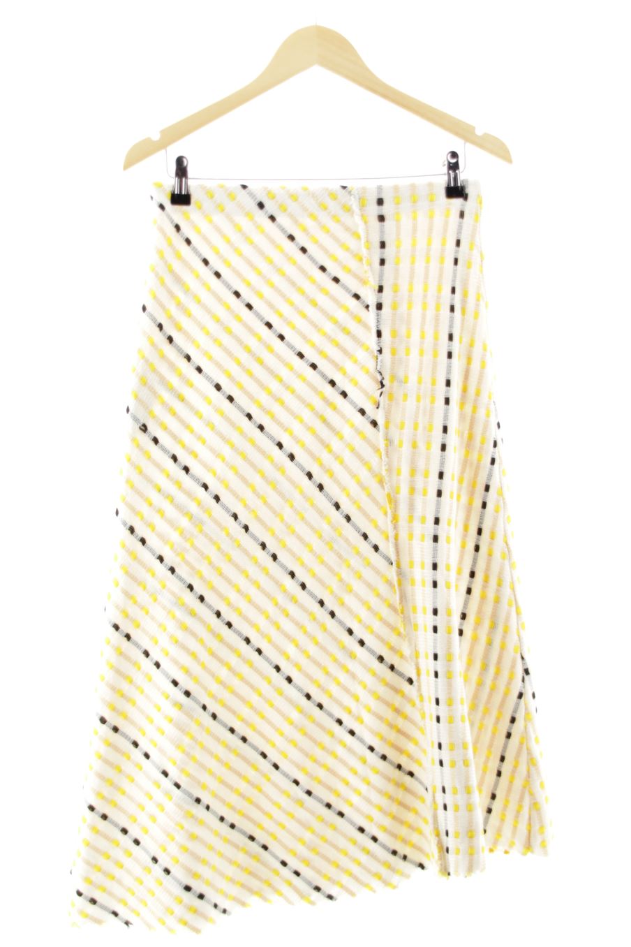 Jupe Zara de la taille M, de couleur jaune