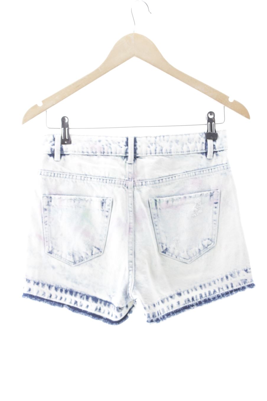 Shorts Pimkie de la taille 34, de couleur blanc de denim