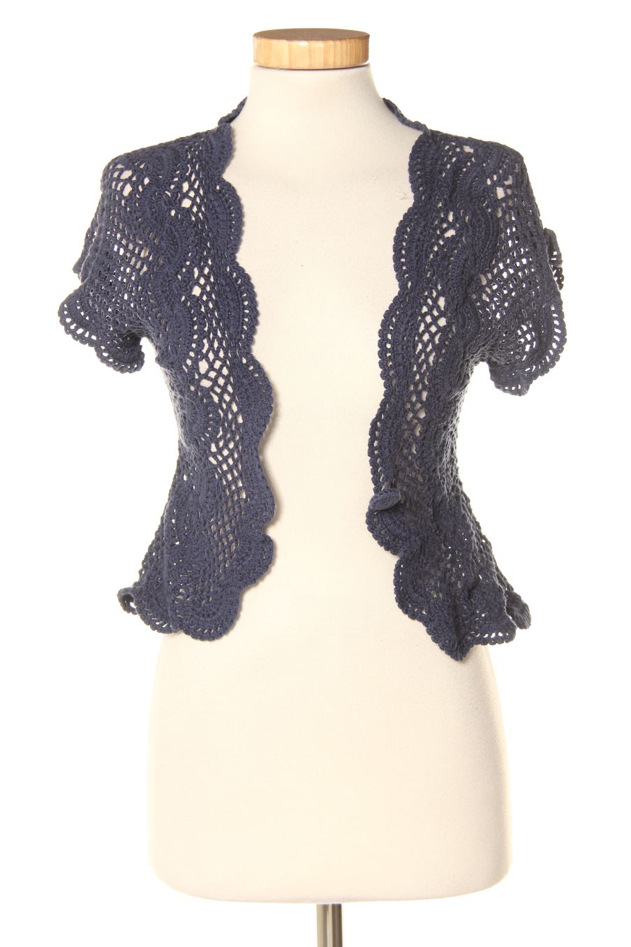 Gilet Amitié de la taille S, de couleur bleu