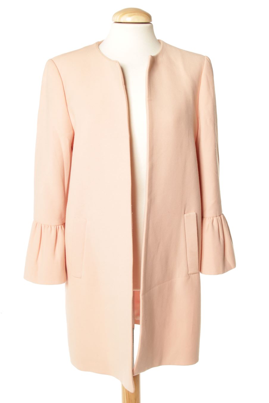 Abrigos de Zara de la talla M, de color rosa