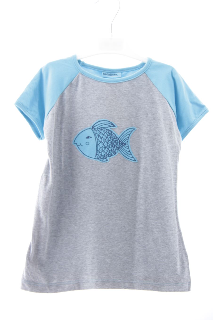 T-shirt Badabadoc de la taille 5 ans avec une étiquette