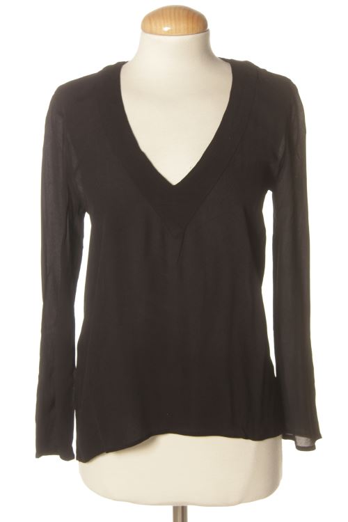 Blusa a maniche lunghe