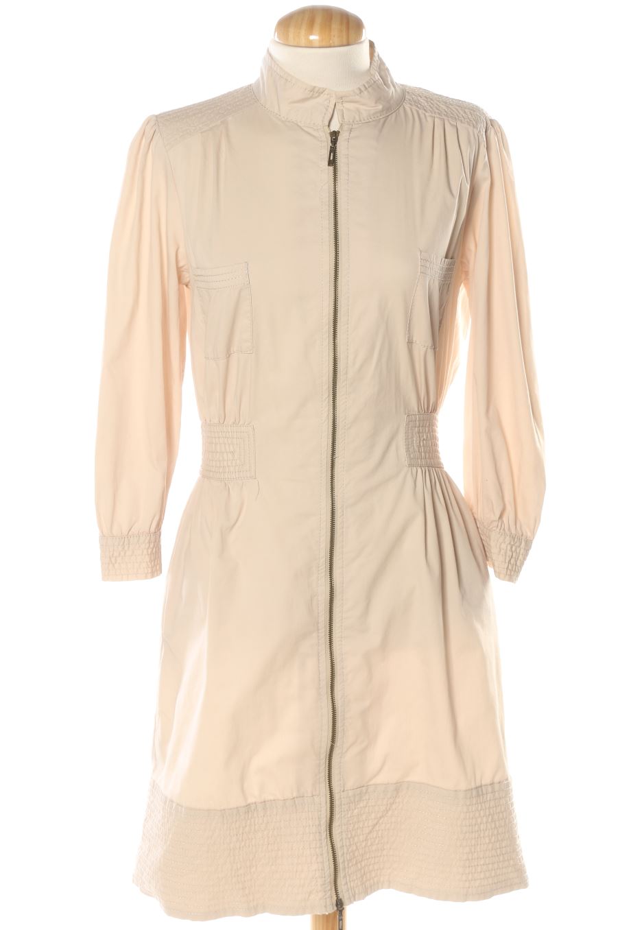 Robe casual Mango de la taille L, de couleur beige