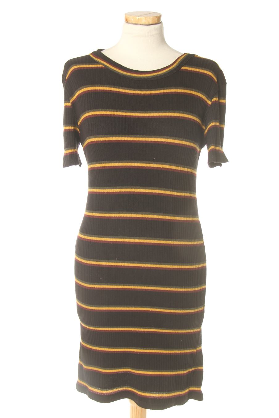 Einfaches Kleid von Trafaluc Größe S, Farbe Gestreift, für