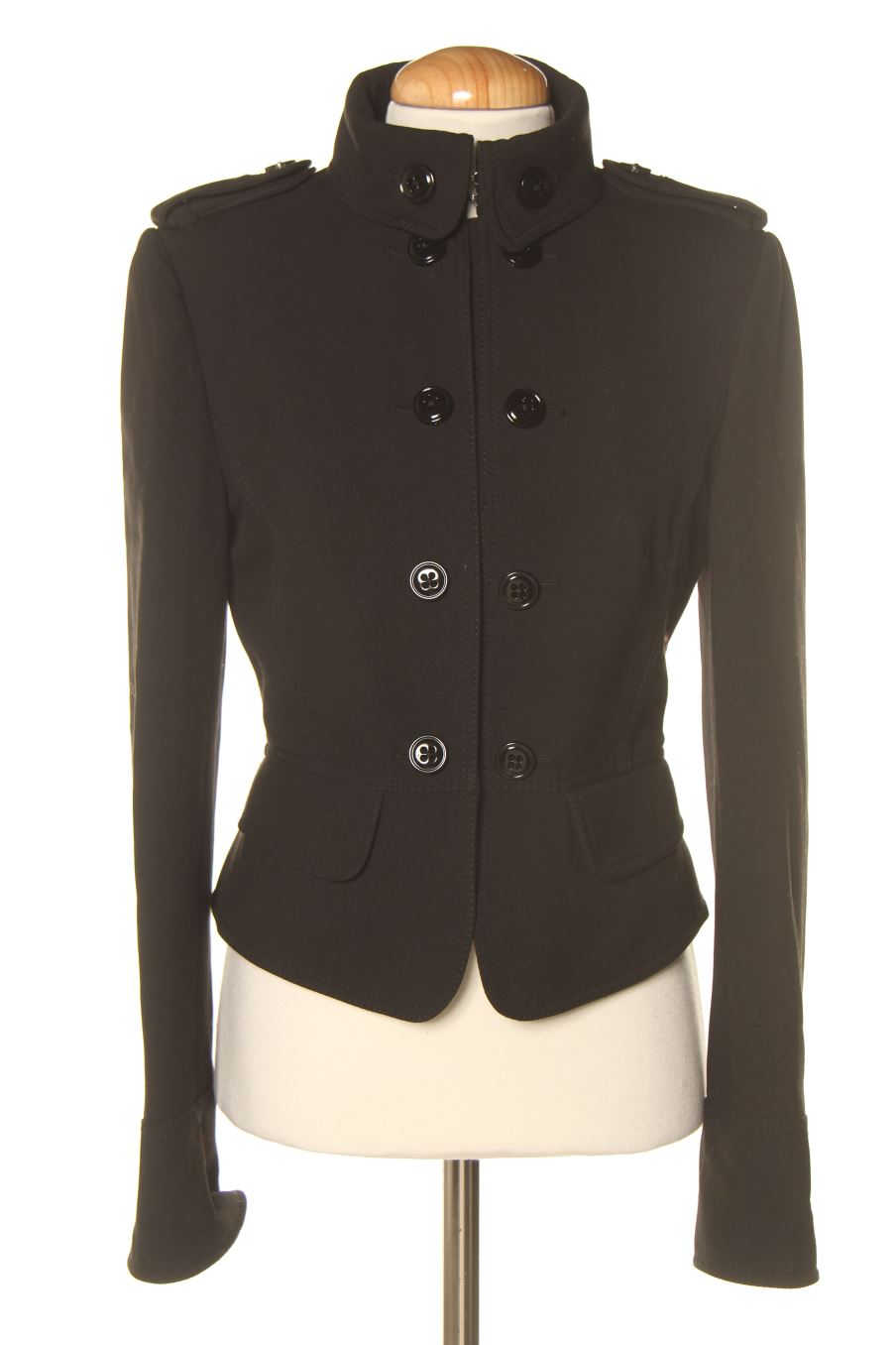 Cazadora de KAREN MILLEN de la talla 38, de color negro