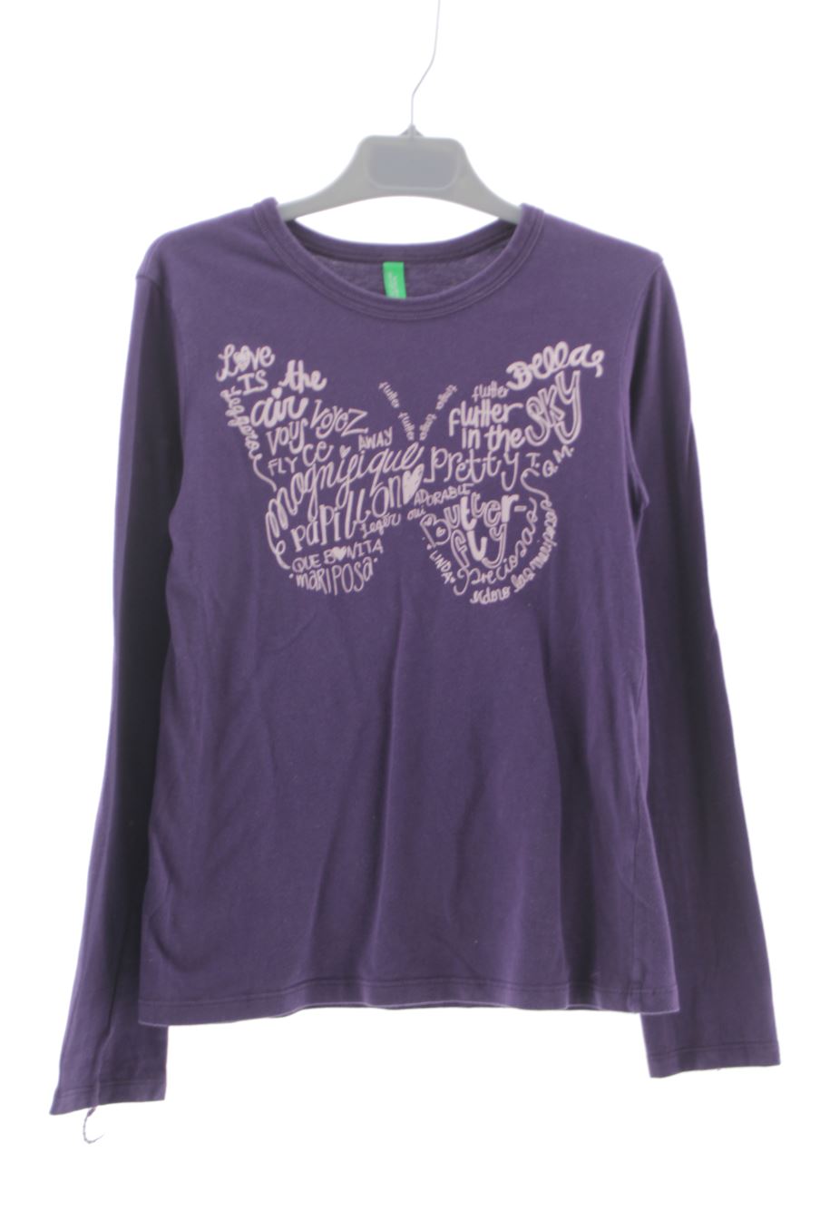 Camiseta de manga larga de Benetton de la talla 8 años de segunda mano