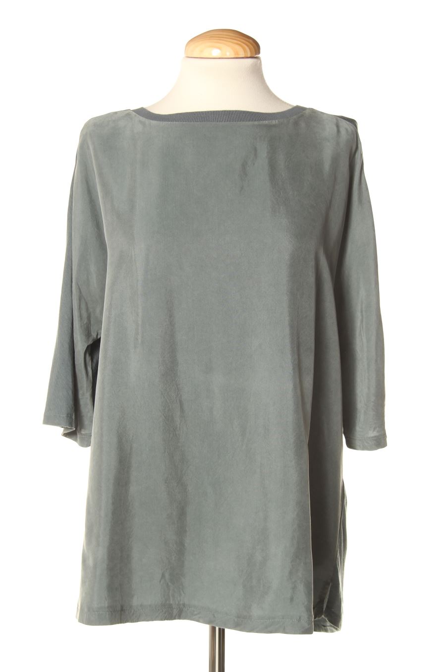 Blouse à manches courtes Adolfo Dominguez de la taille L, de couleur bleu