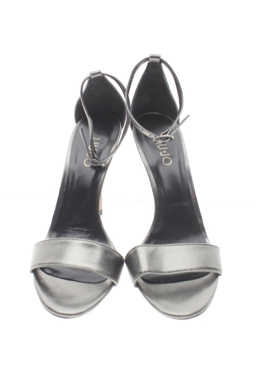 Sandalias tacon de Liu jo de la talla 39, de color gris de