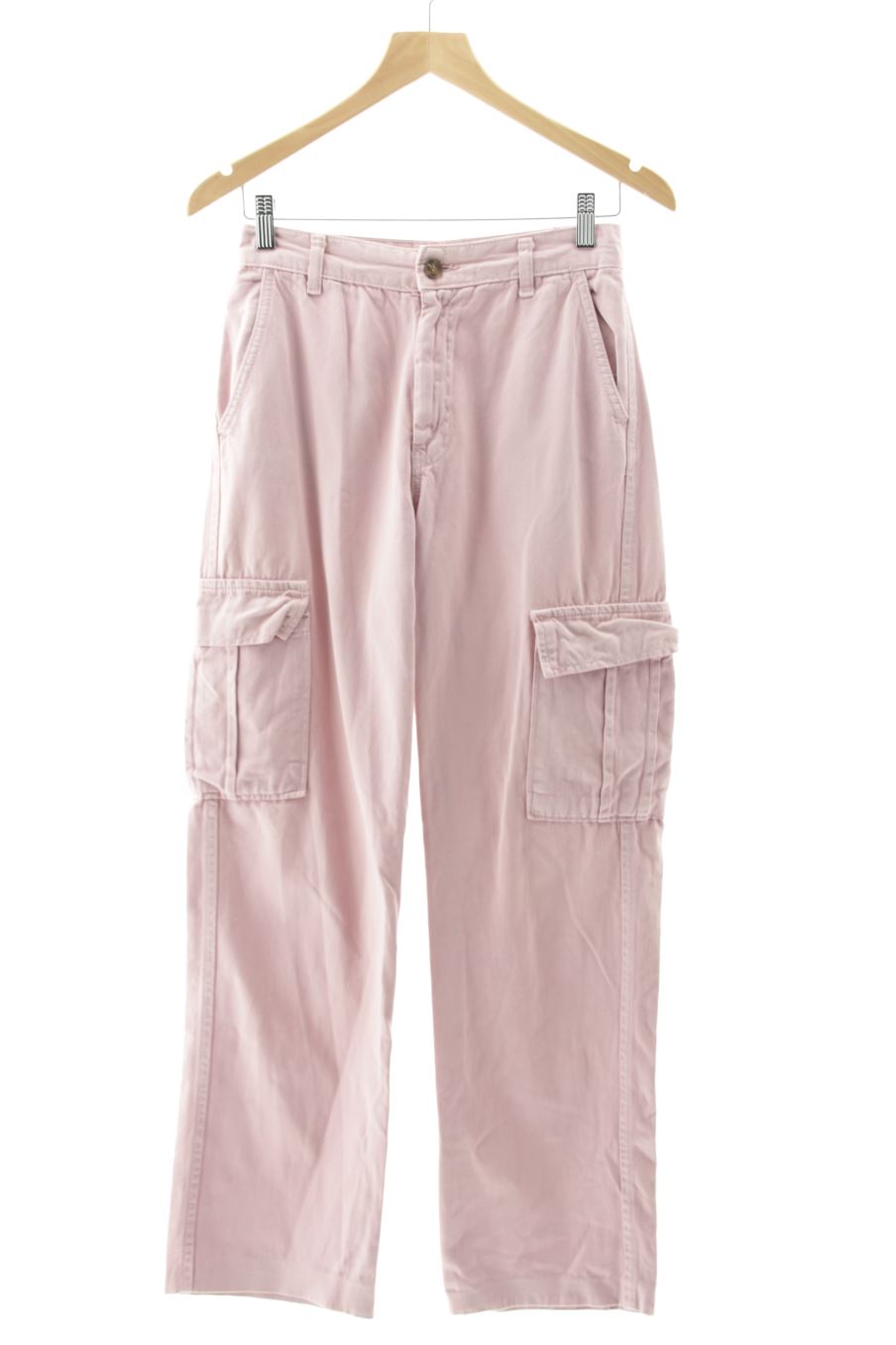 Jeans Stradivarius de la taille 36, de couleur rose de denim