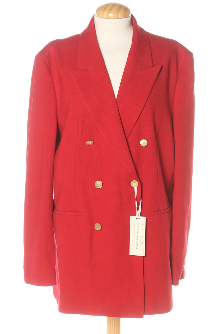Blazer Tommy Hilfiger x Sofia Richie Grainge de la taille 38, de couleur rouge