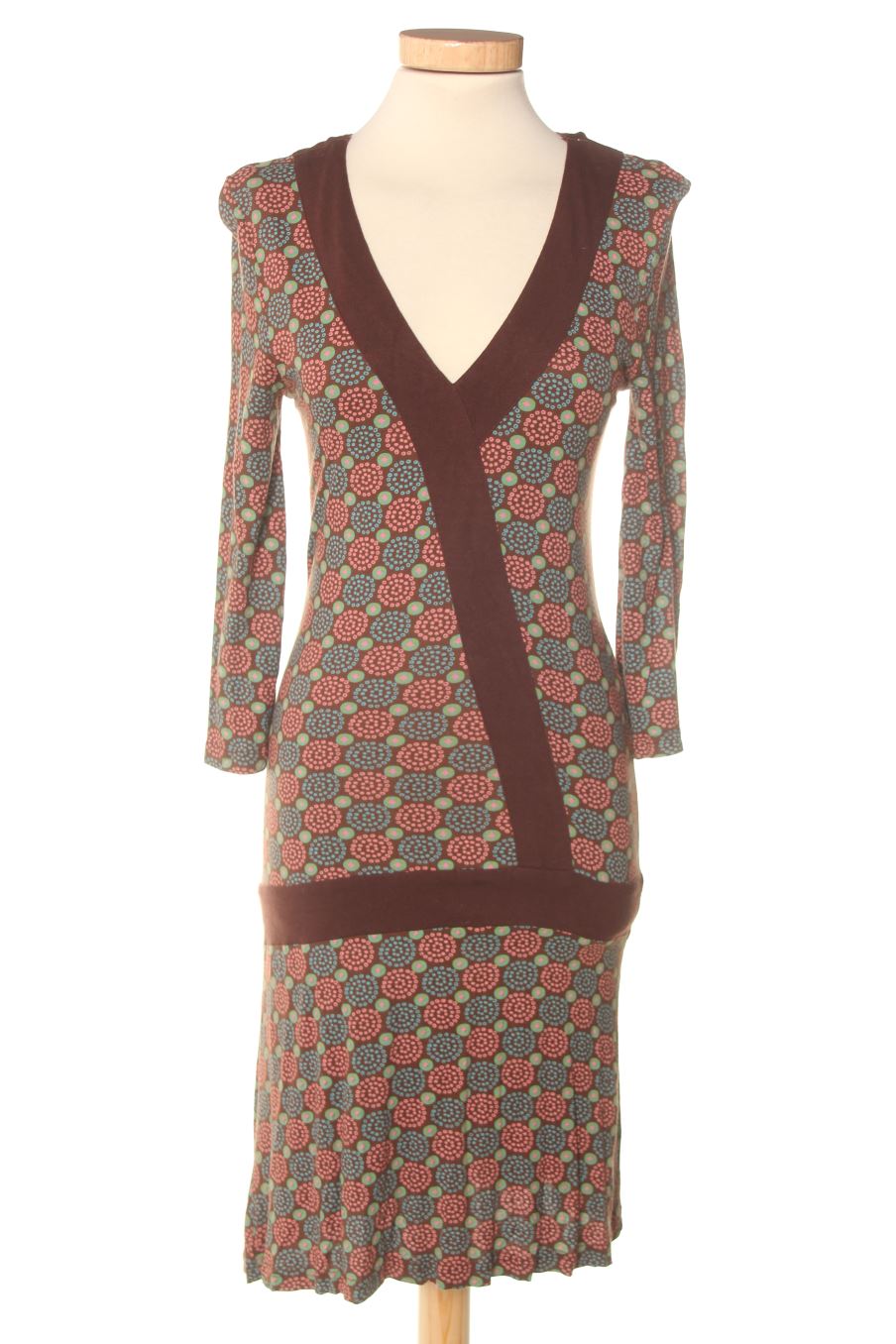 Robe casual Surkana de la taille S, de couleur marron