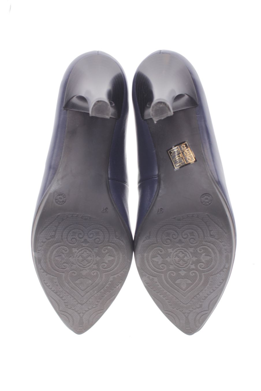 Zapatos de tacon de Sessa de la talla 37, de color azul marino de