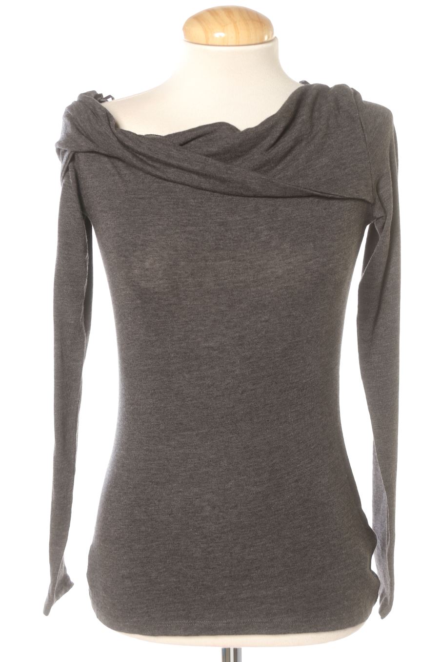 Maglietta a maniche lunghe de Zara de la talla L, de color grigio
