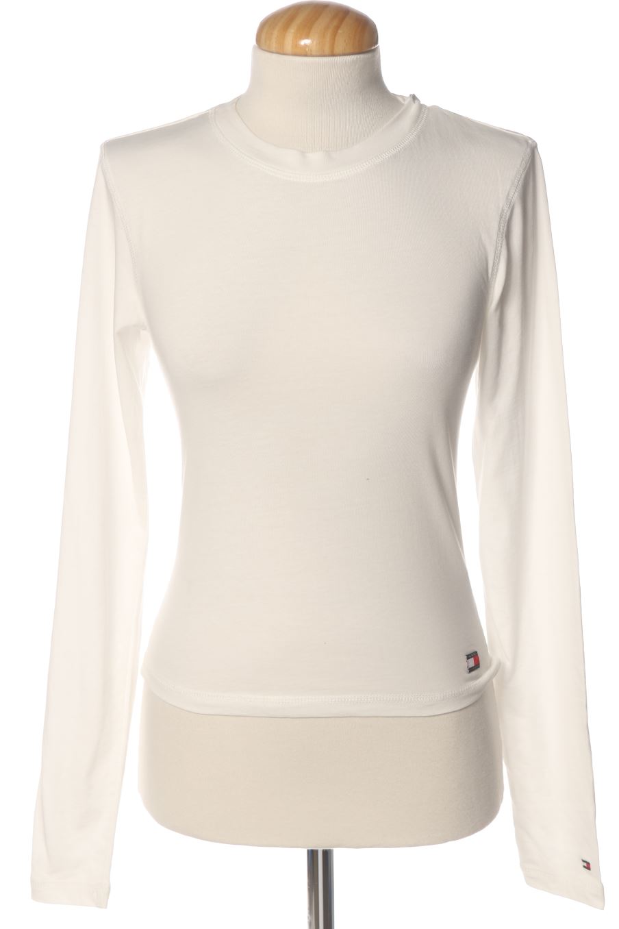 Camiseta manga larga de Tommy Hilfiger de la talla XS, de color blanco