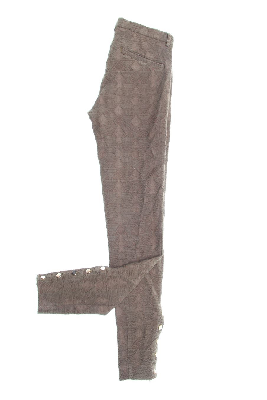 Pantalon Trafaluc de la taille 34, de couleur vert