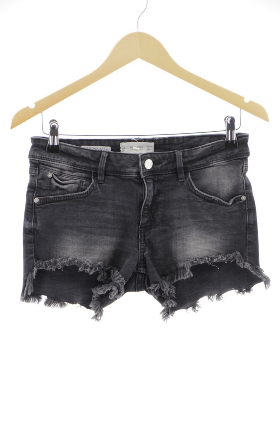Shorts Mango de la taille 36, de couleur noir de denim