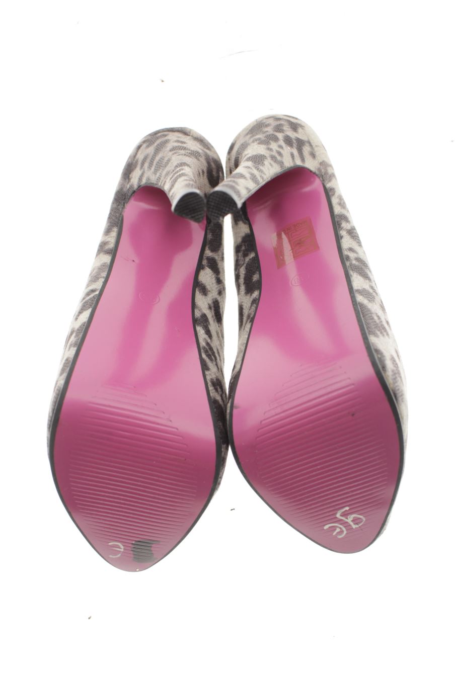Zapatos de tacon de Wilady de la talla 38 de color animal print de