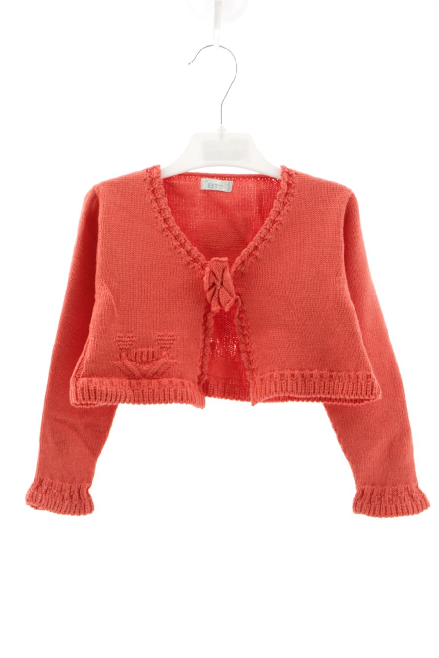 Gilet manches longues BTS Brotes de la taille 4 ans avec une étiquette