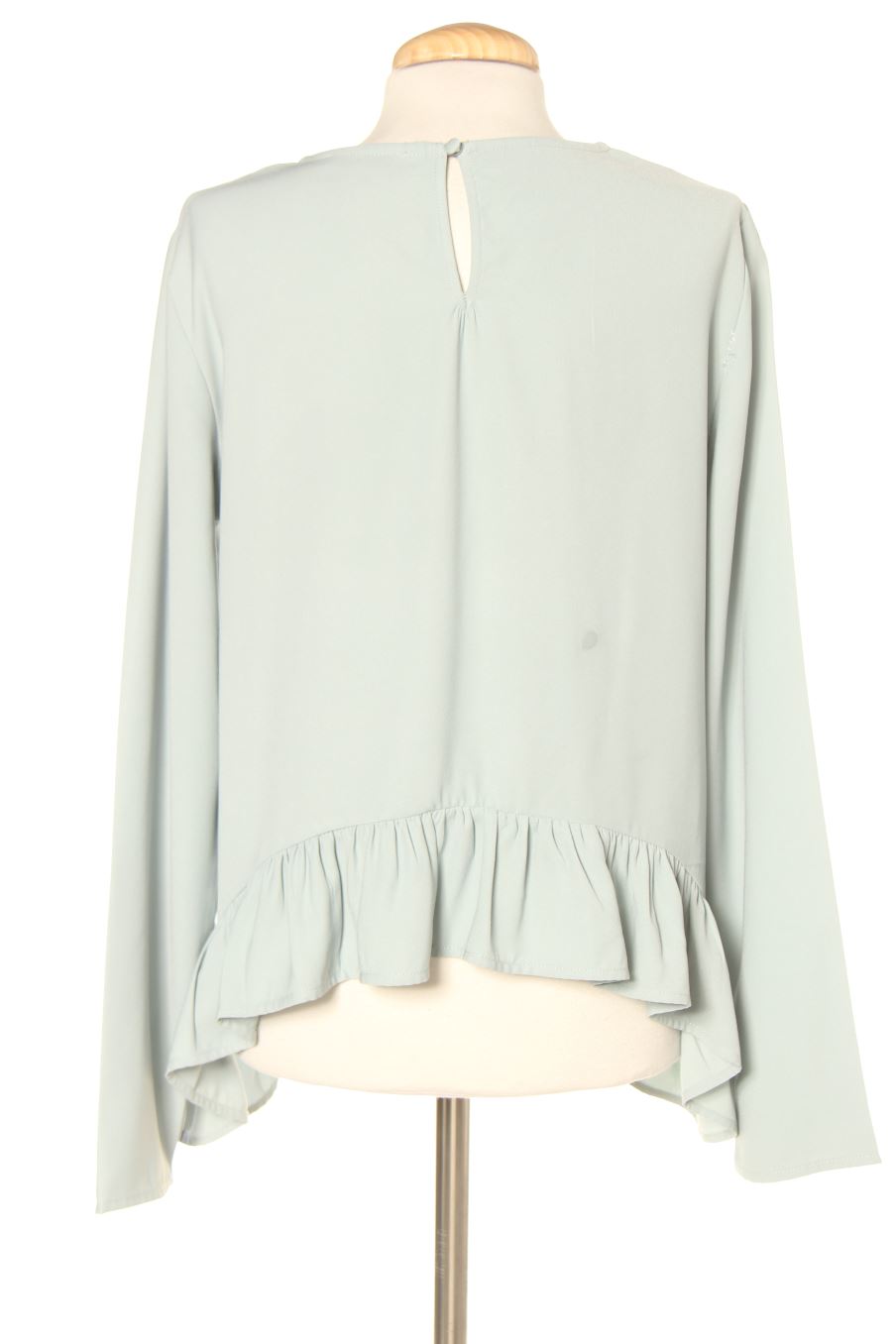 Blouse à manches longues Pieces de la taille S, de couleur bleu