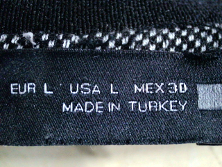 Pantalon Zara de la taille L, de couleur gris