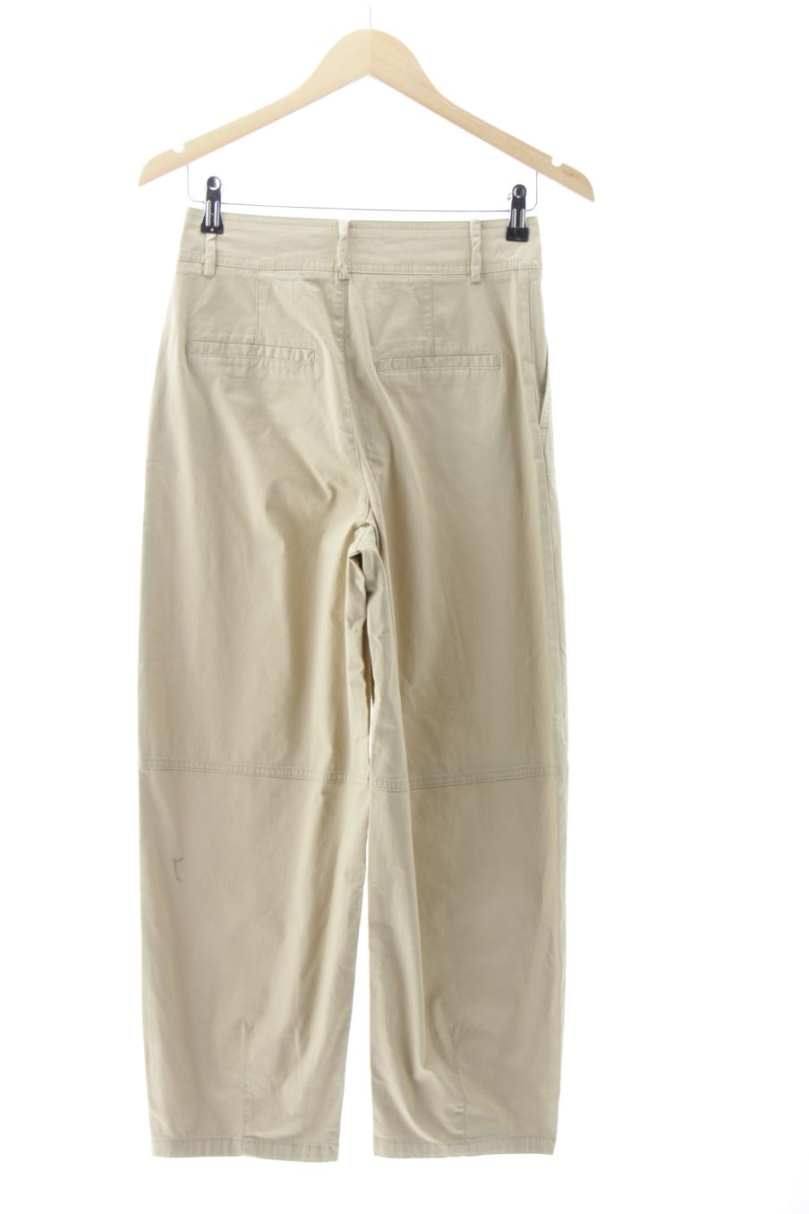 Pantalón de Zara de la talla XS, de color beige