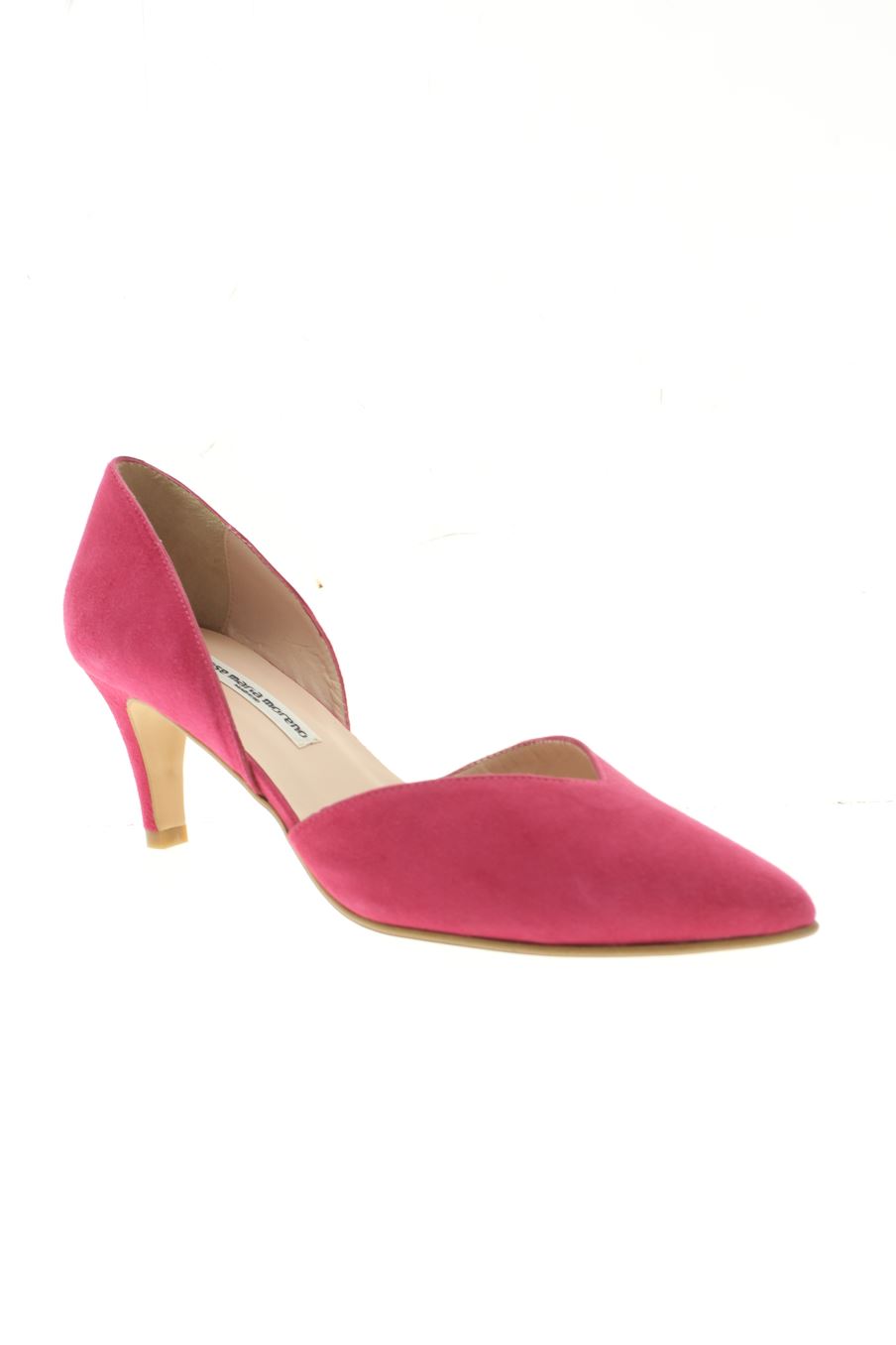 Sandalias tacon de JONI de la talla 38, de color rosa de