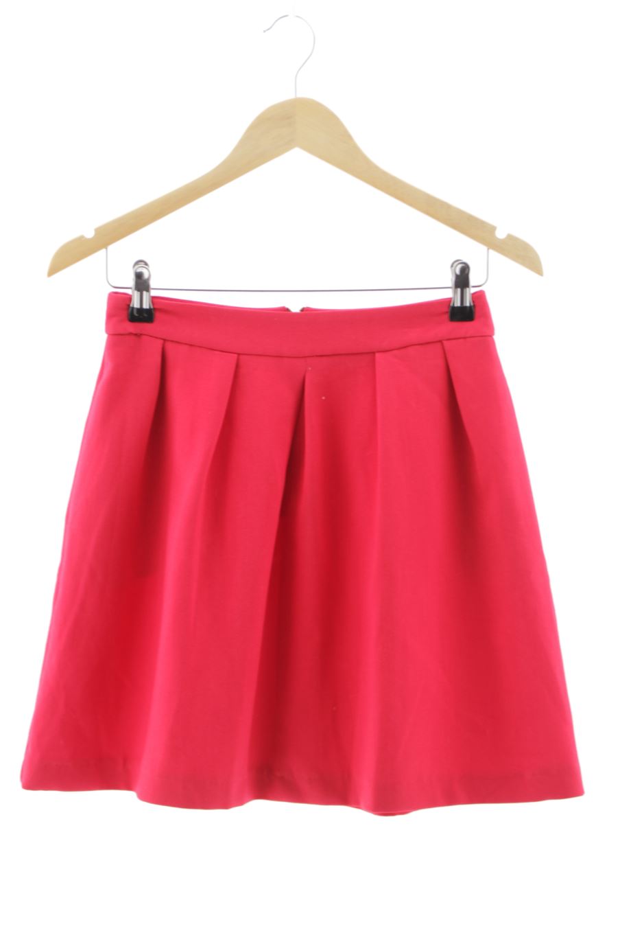 Jupe Stradivarius de la taille 38, de couleur rouge