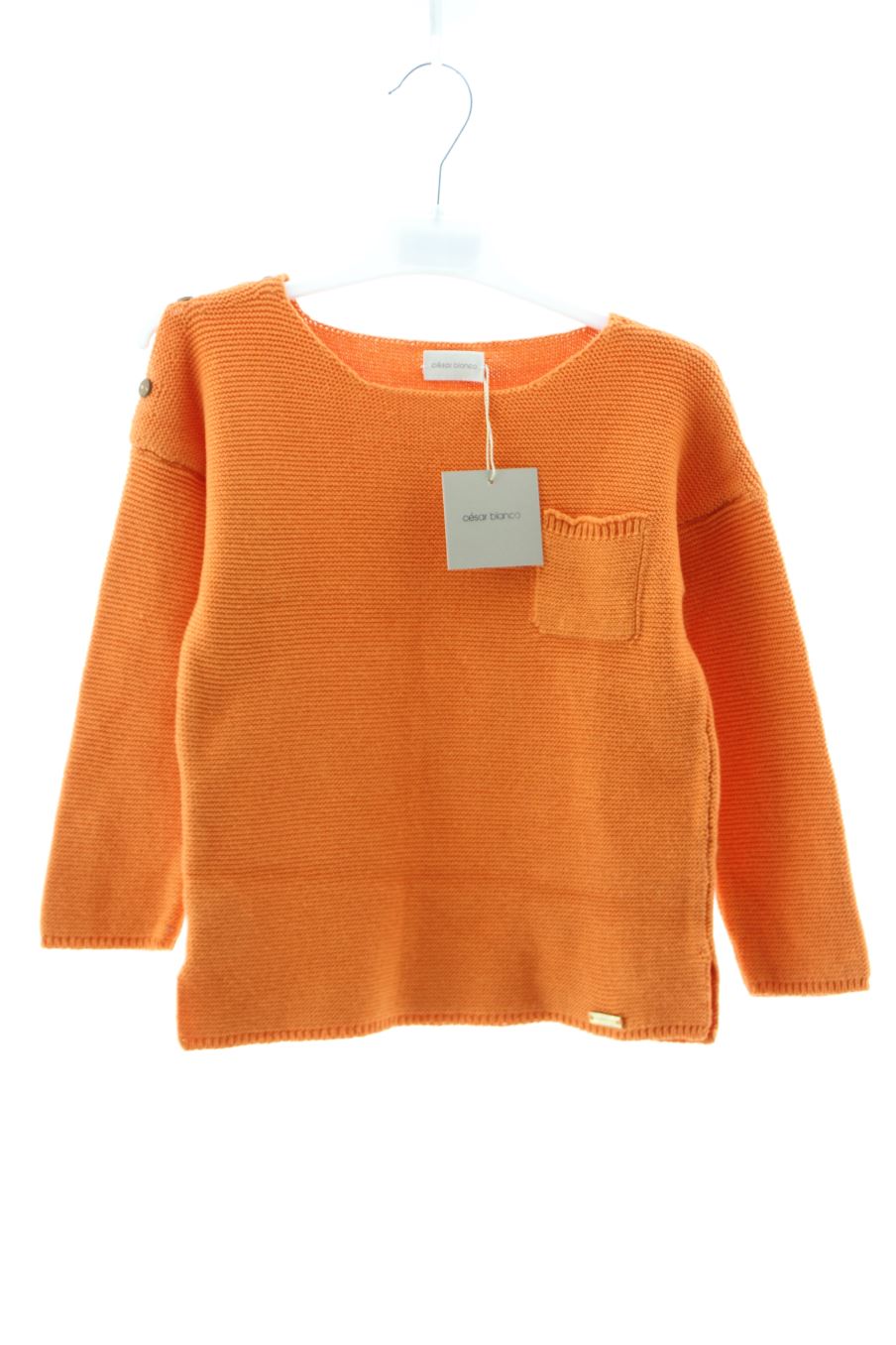 Jersey de César Blanco de la talla 6 años con etiqueta