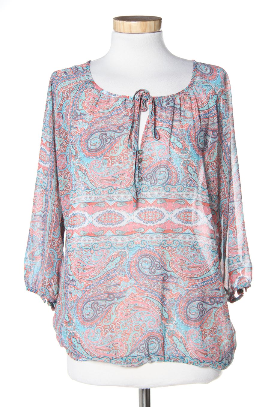 Blusa de manga larga de Stradivarius de la talla S, de color estampado