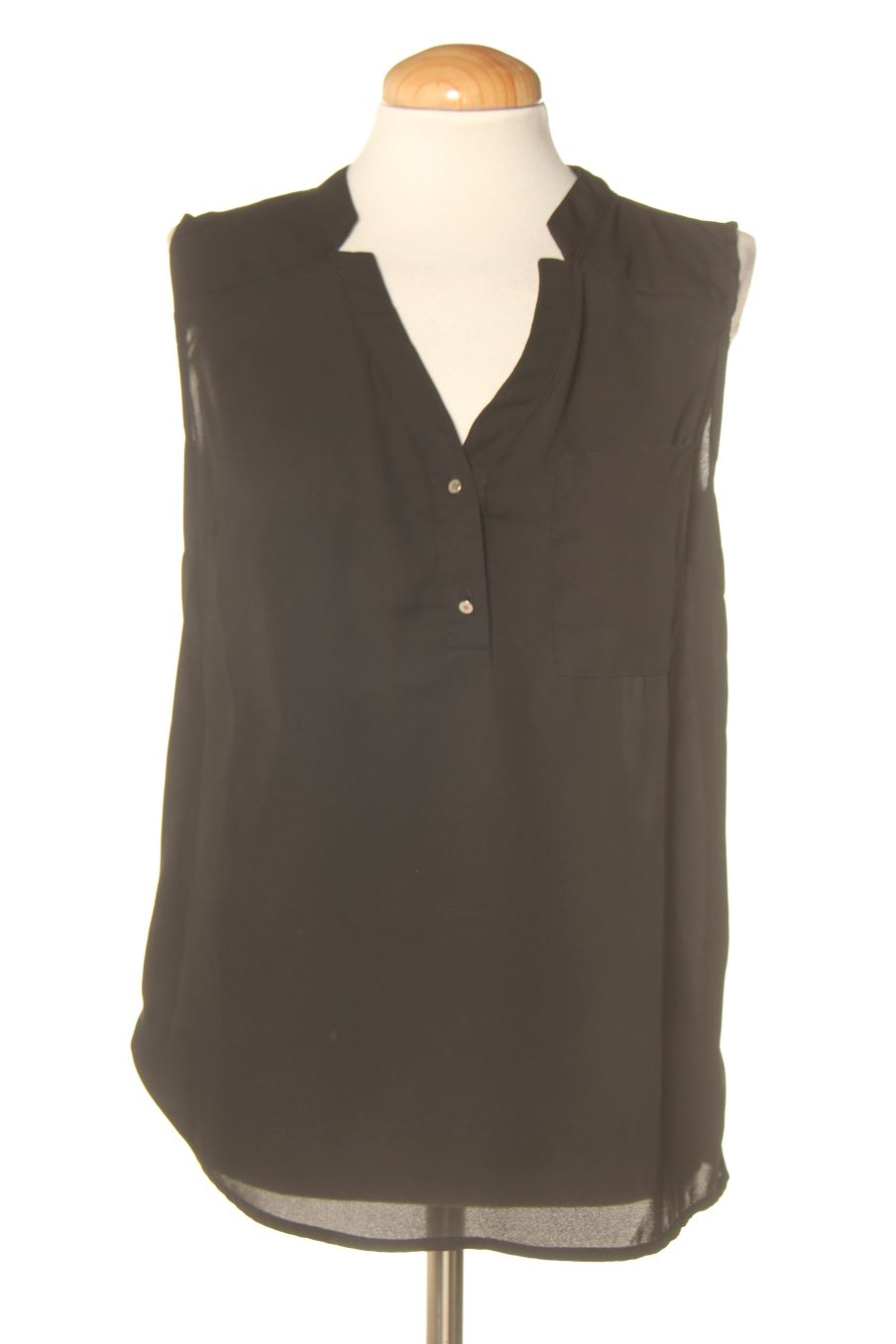 Aufwändiges Top von MIM Größe M, Farbe Schwarz, für