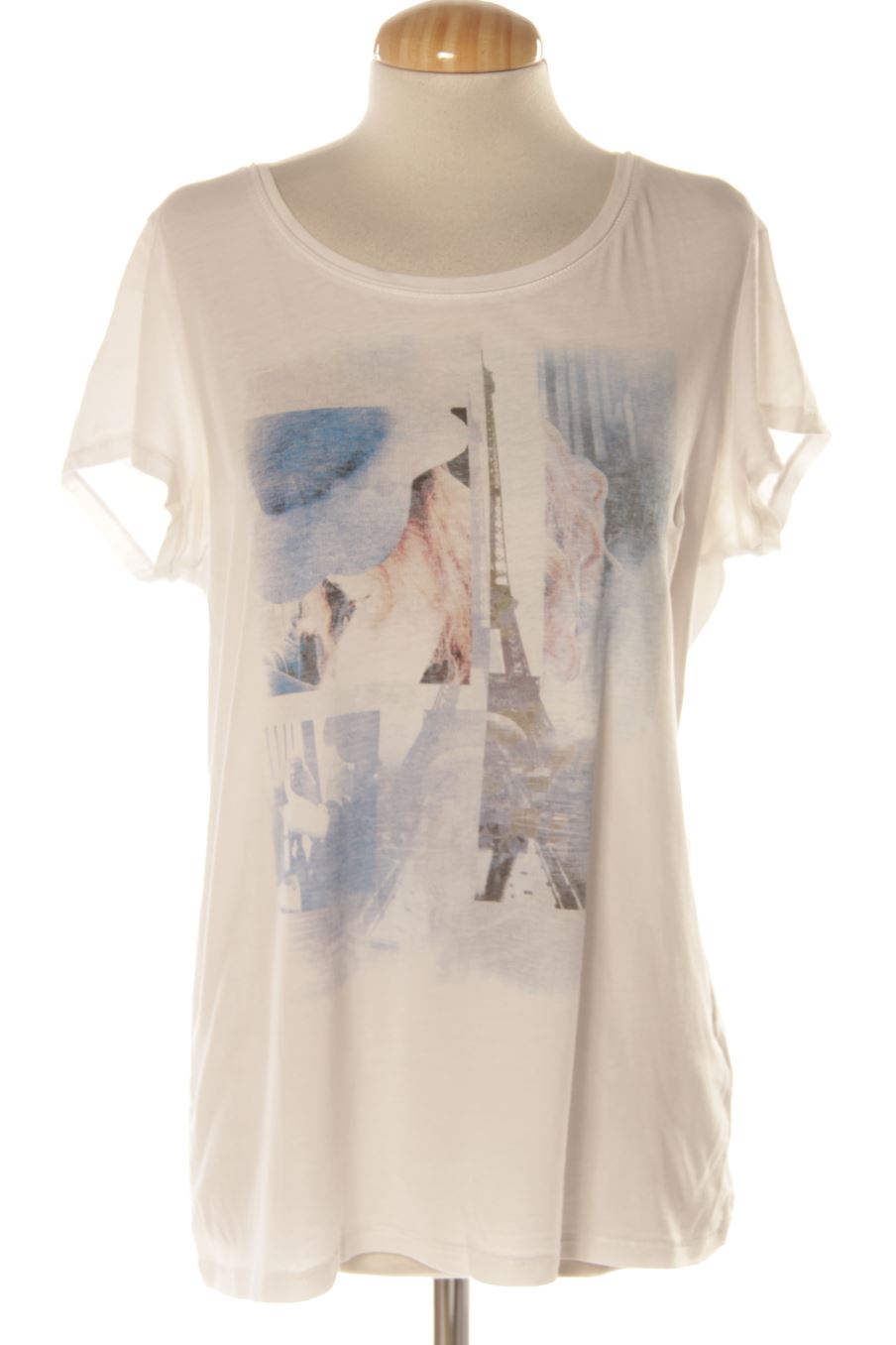 T-shirt Esprit de la taille L, de couleur blanc