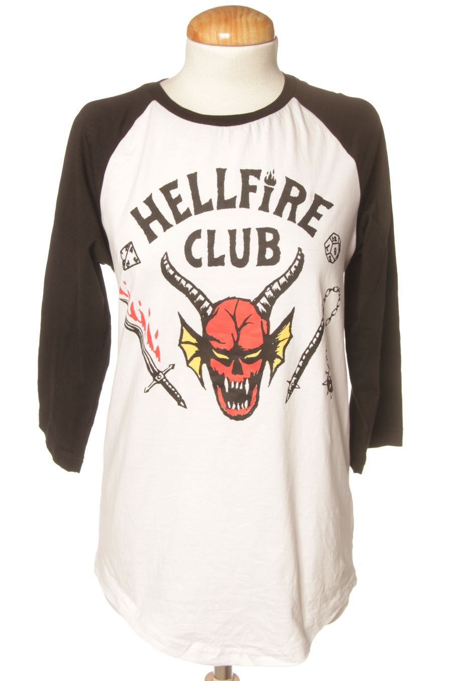 Camiseta de STRANGER THINGS de la talla XS, de color blanco