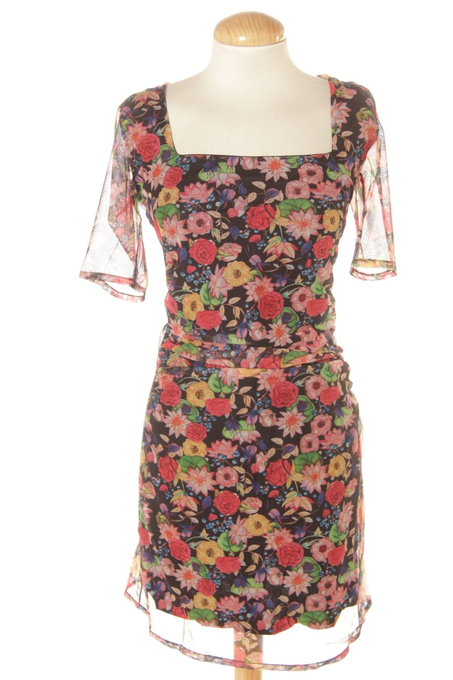Robe casual Desigual de la taille M, de couleur fleurs