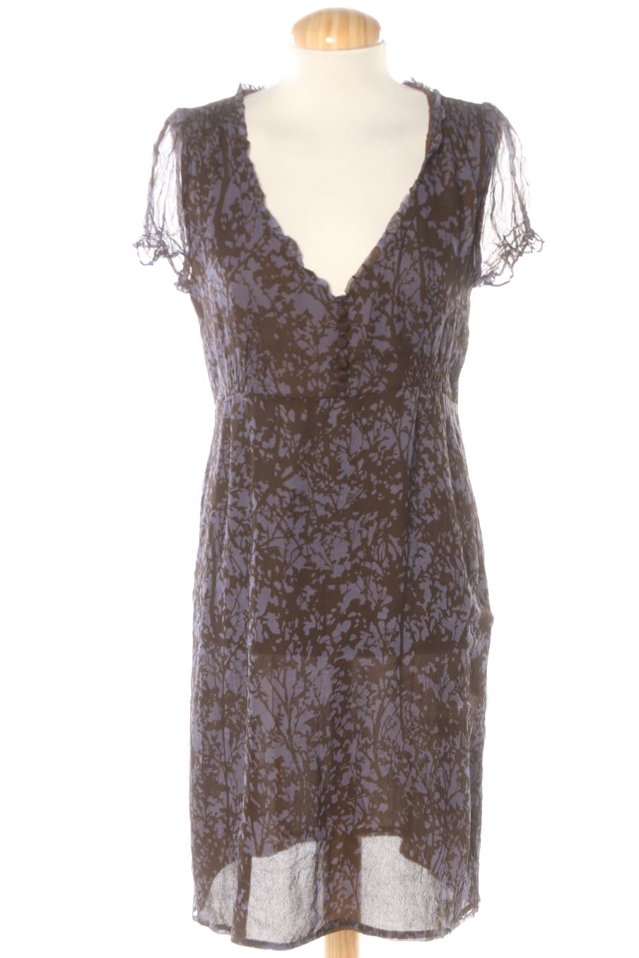 Robe casual Naf Naf de la taille 40, de couleur bleu de soie