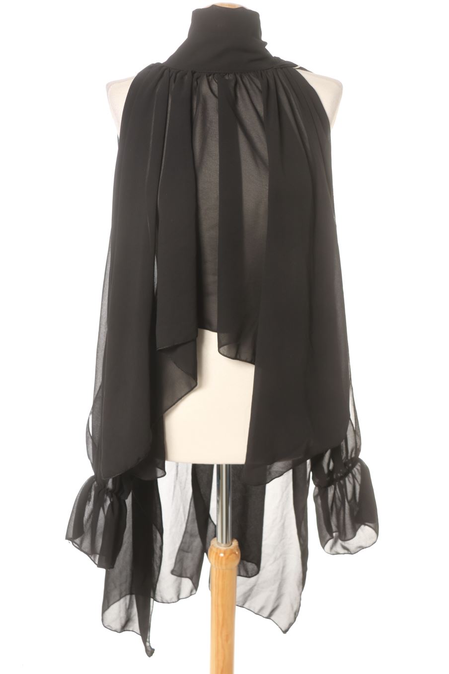 Blusa de manga larga de LUMINE de la talla Única, de color negro