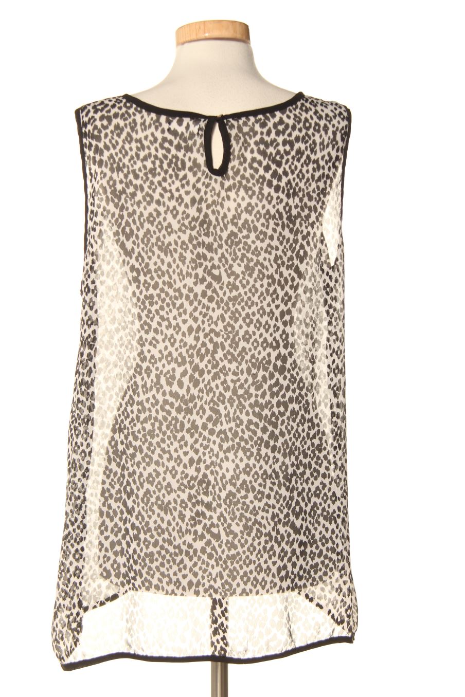 Blouse à manches courtes Amichi de la taille L, de couleur animal print