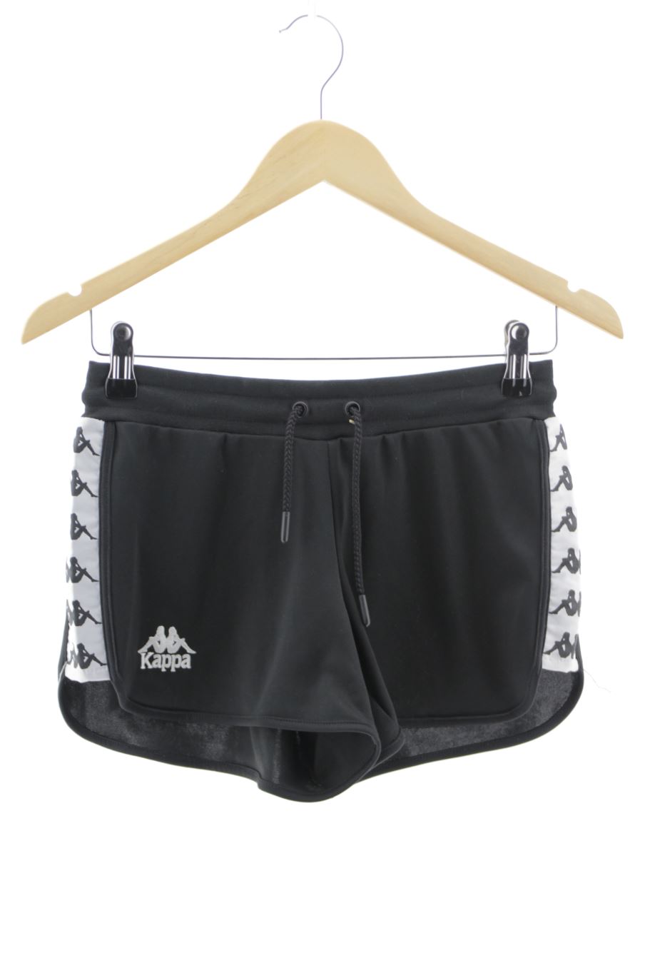 Pantalones cortos de deporte de Kappa de la talla XS, de color negro