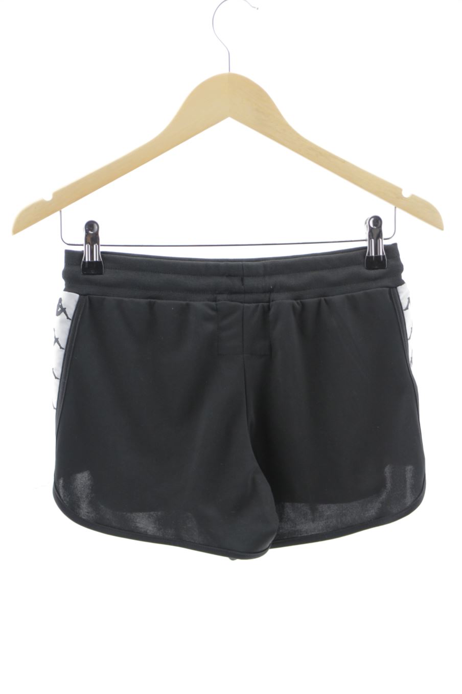Pantalones cortos de deporte de Kappa de la talla XS, de color negro