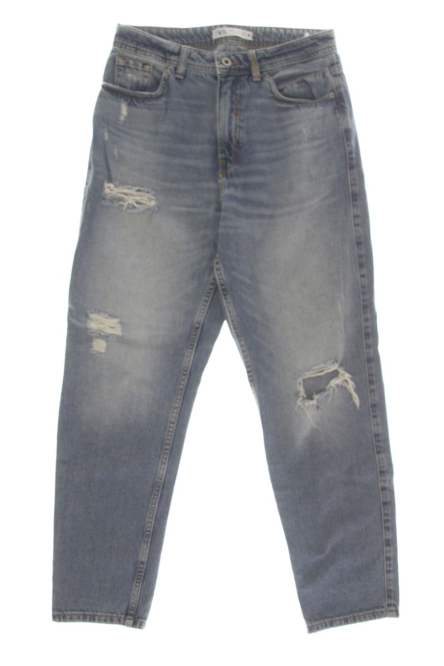 Vaquero de Zara de la talla 34, de color azul de ropa vaquera