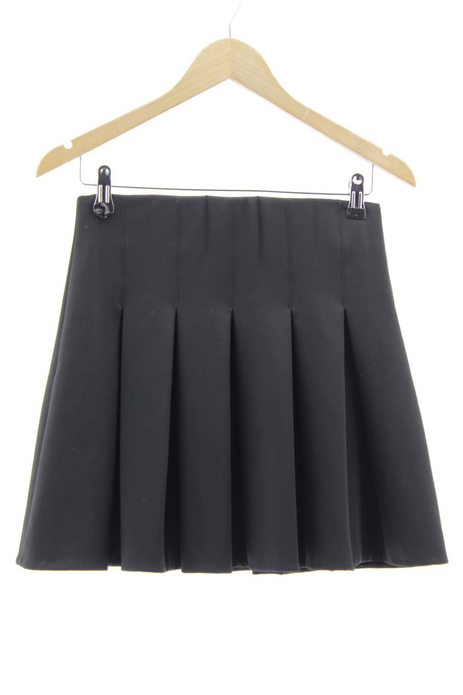Jupe Courte Zara Taille Haute – Noire – Taille 12 – Femme – Occasion Parfait état