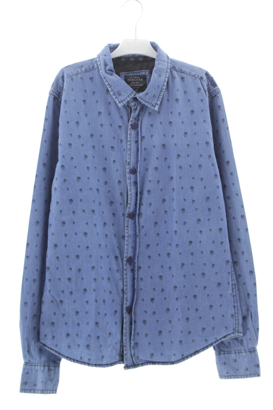 Chemise manches longues DEELUXE & CO de la taille 16 ans de denim de seconde main